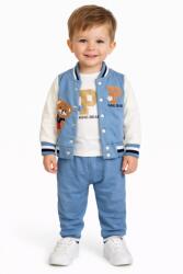 Baby 3részes babaruha szett- Maci, kék Méret: 62-68