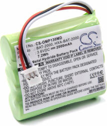 Omron Acumulator NI-MH 2000 mAh (3, 6 V) compatibil cu tensiometrul profesional Omron 1320 1300 (UXL9-12)