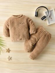 Shein LC87306 Shein Plüss Pulóver És Nadrág Szett (49) 110