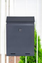 TabPrint Levélszekrény Antracit Matt Kerítésre Szerelhető Falra Szerelhető Nagy Kapacitású (Skrzynka Pocztowa na Listy)