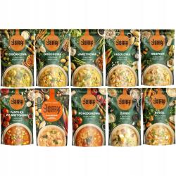 JemyJemy Hagyományos Leveseket Eszünk készétel leves 10db-os szett Ízkeverék (ZUPA GROCHOWA z kiełbasą wieprzową 450g)