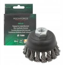 Rockforce Drótkefe Csiszológéphez Sarokfúró Fonott 75MM (29074)