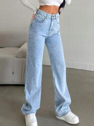 Shein CC27112 Shein Tall Farmer Nadrág Egyenes Széles Magas Derekú (49) S