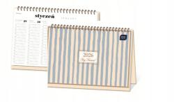 Interdruk Heti Asztali Naptár 21X30cm 2026 Csíkos Interdruk (5902277382610)