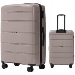 Wings Nagy méretű feladott bőrönd Utazópoggyász Wings Hawfinch 3.0 Champagne (HWF02-L-BLACK)