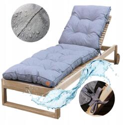 Blomster Kerti napozóágy párna Vízálló Steppelt fotel Blomster Ajándék (PODUSZKA PIKOWANA NA LEŻAK JASNY SZARY)