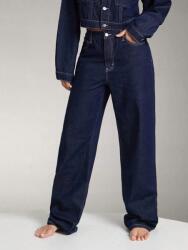 Shein HC31106 Shein Egyenes Szárú Farmer Nadrág Széles Magas Derekú (49) Xs