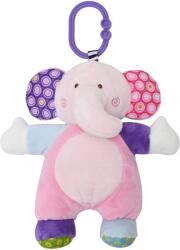 Lorelli Toys Jucarie de plus, 22 cm, zornaitoare, 0 luni+, elefant (10191380005)