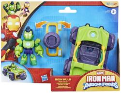 Marvel Iron Man Si Prietenii Sai Uimitori Set Vehicul Si Figurina Iron Hulk (g1257_g1472) Figurina