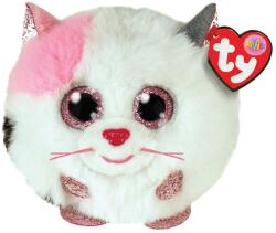 Plus 8cm Plus Ty 8cm Beanie Balls Muffin Pisica Alba (ty42509)