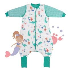 Slumbersac Sac de dormit cu picioruse si maneca lunga detasabila Mermaid 90 cm + manseta 2.5 Tog (CJ182-25FSN)