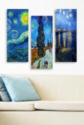 Marvellous Tablou MDF (3 bucăți) Marvellous, Albastru, 50x70 cm (537MRV5174)