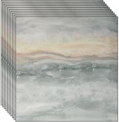 NEXTLY 20 db-os NEXTLY márvány utánzatú öntapadós tapéta szett, vízálló, állítható, erős ragasztóval, könnyen felhelyezhető, fedett terület 7, 2 m2, 60x60 cm, 2 mm vastagság 250-21 (s20-250-21)