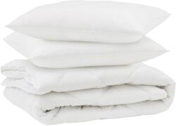vidaXL Paplan párnával 3 pcs Fehér Mikroszálas 3377530 (3377530)