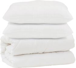 vidaXL Paplan párnával 3 pcs Fehér Mikroszálas 3378142 (3378142)