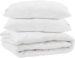 vidaXL Paplan párnával 3 pcs Fehér Mikroszálas 3377500 (3377500)