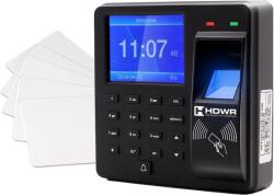  CTR10 + 15 kártya HD-RWC01 RFID kártyával/kulcstartóval ellátott munkaidő- és jelenlétrögzítő