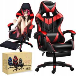  Játékszék Gamerekhez, Vödös Irodai Szék, Lábtartó + Masszázs Lc06