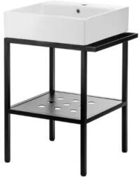 Deante Alsó szekrény, Deante Temisto álló fürdőszobai konzol, mosdóval 56, 5x50 cm CDTS6U5S - mozaikkeramia