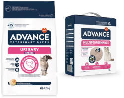 Affinity 7, 5kg Advance Veterinary Diets Urinary Stress száraz macskatáp+6l alom ingyen