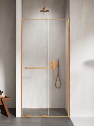 NEW TRENDY Smart zuhanyajtók 160 cm tolható réz csiszolt/átlátszó üveg EXK-7658 (EXK7658)