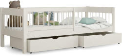  LESZANKA tömörfa gyerekágy ágyneműtartóval 90x200 - kasmír (10000017314)