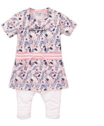 DIRKJE 2 részes ruha szett 86 Fehér+Többszínű