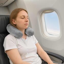 vidaXL Párna párnával Szürke 27 x 27 x 8, 5 cm Bársony (42012700)