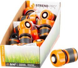 Strend Pro Gyorscsatlakozó Strend Pro SoftTouch C3024RDX, 3/4", STOP R, tömlőhöz, kerti, Sellbox 25 db
