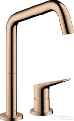 Hansgrohe AXOR Citterio M 2 üléses mosogató csaptelep DN15, polírozott vörös arany hatású 34820300 (34820300)