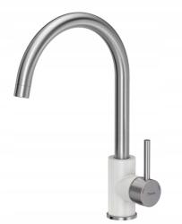 Quadron Mosogató Csaptelep acél Fehér Metál (BW7002BS/U1)