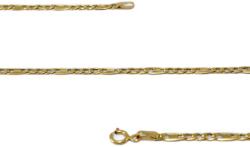 Ékszershop Betétes figaró arany nyaklánc (LG-22) - ekszershop - 185 130 Ft