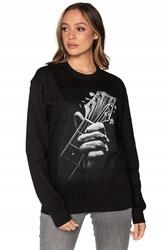 Underworld márkájú unisex Guitar head pulóver, XL-es méret