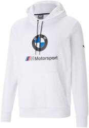 PUMA BMW M Motorsport Essentials férfi kapucnis pulóver, fehér (59953302-XXL)