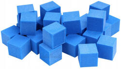 Isabellenails 25x Mini Polírozó Blokk Kocka 100/100 Kék (intai)