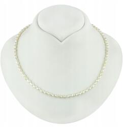 Apearl Ezüst Nyaklánc Valódi Fehér Gyöngyökből