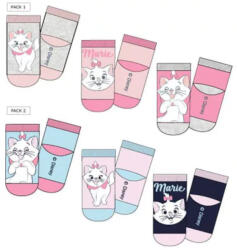 Disney Marie Cute Puppy baba zokni 3 pár/csomag 0-12 hónap