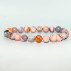  Botswanai rózsaszín Achát karkötő