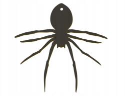 Congee Fa pók medál fekete 9x8, 5 cm Halloween dekoráció Congee (Halloween)