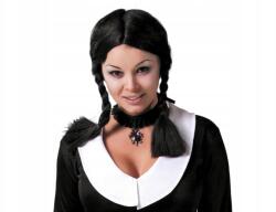 Guirca Copfos paróka fekete Halloween Farsang (4210//fies)