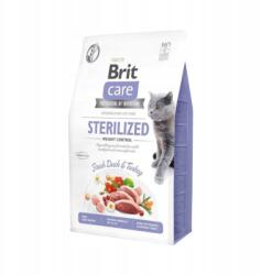 Brit Macskaeledel Brit Care Cat Grain-Free Sterilised Weight Control Kacsa ízesítéssel