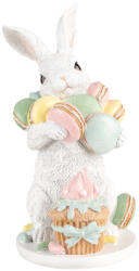 Clayre & Eef Figurina Iepuras Paste polirasina multicolora 13x15x25 cm (6PR5209)