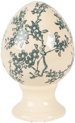 Clayre & Eef Ou Paste ceramica galbena verde Ø 9x14 cm (6CE2395S)