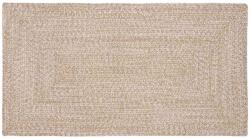 vidaXL Килим за площ Естествено и бяло 60 x 110 cm юта (42010466)