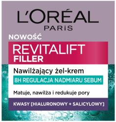 L'Oréal Revitalift Filler arckrém, hidratáló gélkrém, hialuronsavval és szalicilsavval, 50 ml