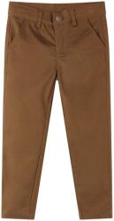 vidaXL Konyak színű gyereknadrág 92, 30°C-ig mosógépben mosható 12964 (12964)