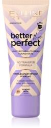 Eveline Cosmetics Better than Perfect fedő hatású alapozó hidratáló hatással árnyalat 2.5 Almond Beige Warm 30 ml
