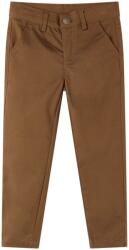 vidaXL Konyak színű gyereknadrág 104, 30°C-ig mosógépben mosható 12965 (12965)