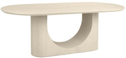  MaMaison Icaro Mangófa Étkezőasztal Bézs Íves Dizájn (KHM-MM001501100345)