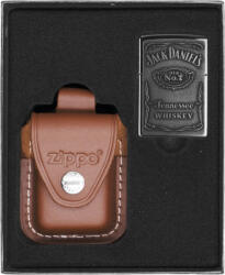 Zippo öngyújtó készlet JACK DANIELS LABEL CHROME ajándék 2. számú